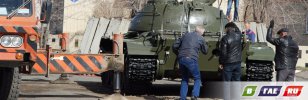 Гайский танк поднялся на пьедестал