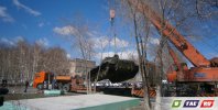 Гайский танк поднялся на пьедестал