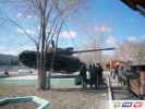 Гайский танк поднялся на пьедестал
