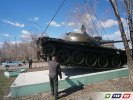Гайский танк поднялся на пьедестал