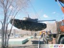 Гайский танк поднялся на пьедестал