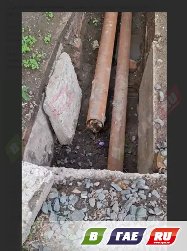 Подвал дома на ул.Ленина,11 стал водосборником