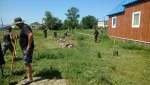 В строительстве Парка памяти в Колпакском помогали казаки из Новоорска, ветераны СВО из Гая