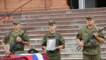 В последний путь проводили погибшего в ходе спецоперации Сергея Герт