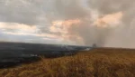 Возле деревни Ишкинино в дозоре стоит машина 28 ПСЧ