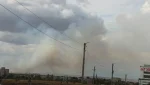 За птицефабрикой «Уральский Бройлер» вспыхнул ландшафтный пожар
