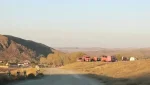 1 октября тушение пожара возле Белошапки продолжается. Огонь ушел в горы